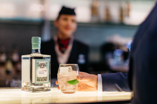 Special British Airways gin created by Cambridge Distillery