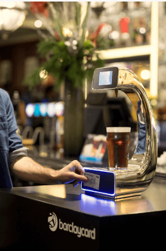 Barclaycard launches world’s first contactless, self-serve beer pump