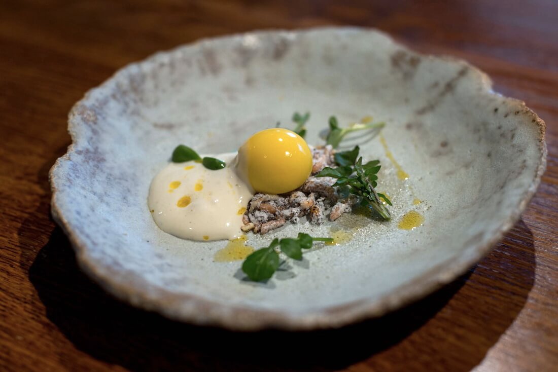 Special dinner created at Simpsons from L’Enclume team in January