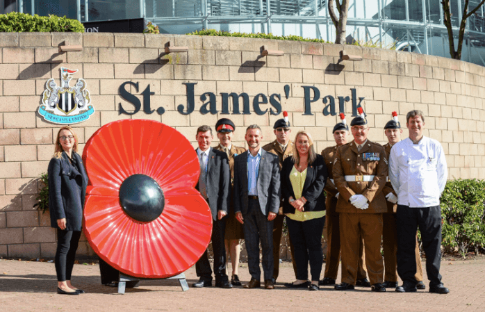 Sodexo Prestige to host Royal British Legion event at Newcastle stadium