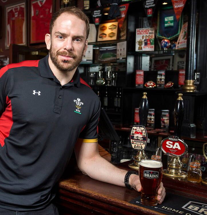 SA Brain creates new beer with Wales rugby captain