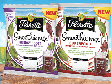 Florette launches Smoothie Mix range