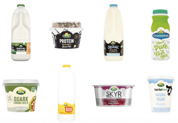 Arla own-brand products tops growth of 100 UK grocery brands