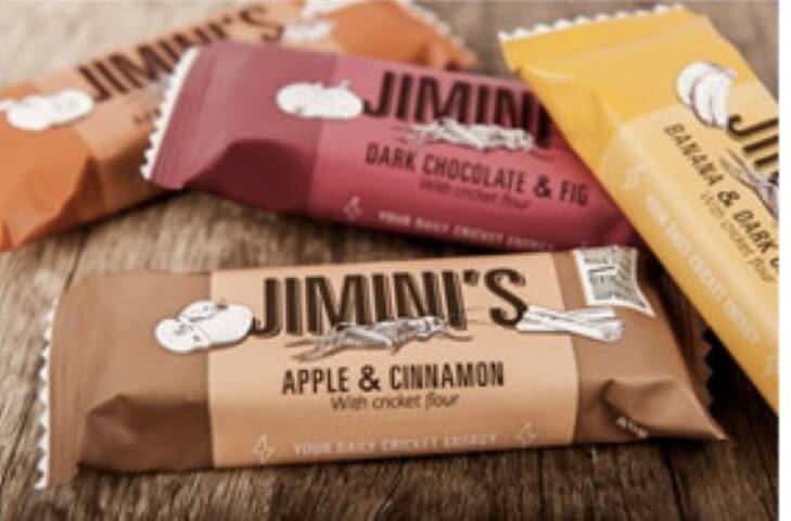 Jimini’s insect snacks score twice at World Food Innovation Awards