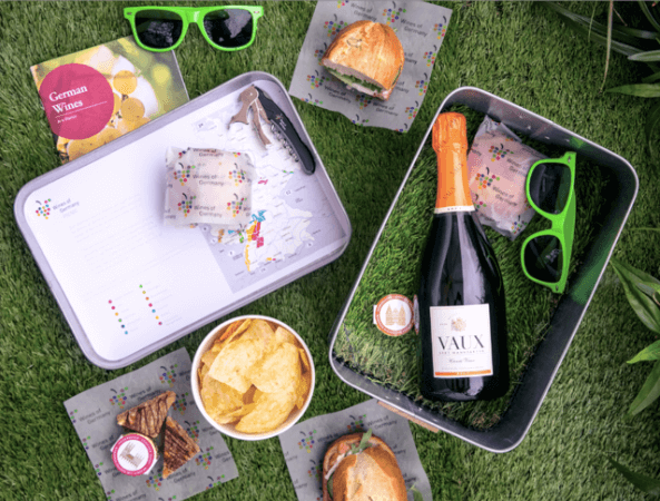 German Gymnasium & Wines of Germany launch Berlin picnic hampers