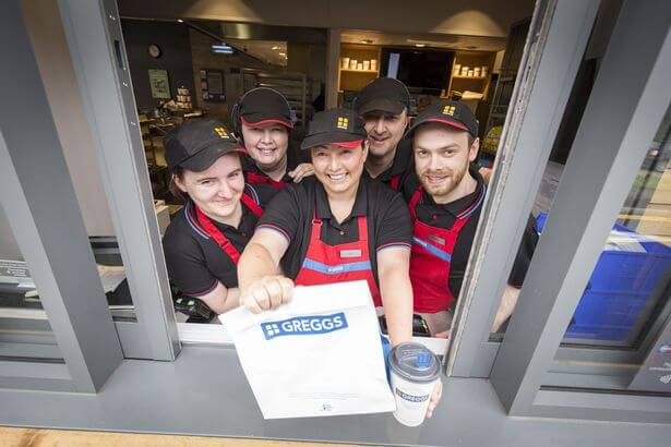 Greggs launches first drive-through site at Manchester service station