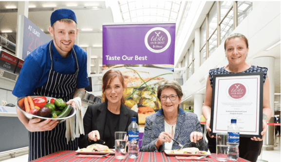 Glasgow first airport in Scotland to gain Taste Our Best accreditation