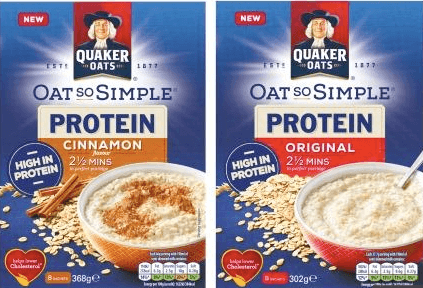 Quaker Oats launches new protein boosting range