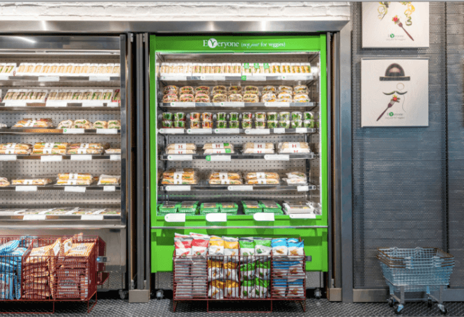 Pret a Manger trials veggie-only fridges