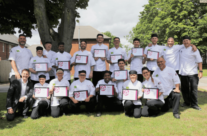 Sixteen graduate from Elior’s Chef School