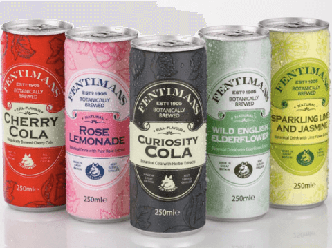 Fentimans launches world’s first range of botanically brewed cans