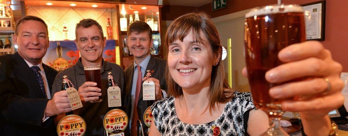 Ei Group’s exclusive Royal British Legion beer available to publicans this week