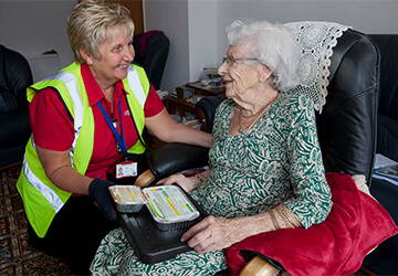 Meals on Wheels make festive deliveries