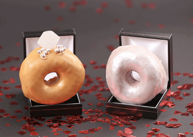 Deliveroo partners with Doughnut Time for sweet Valentine ring