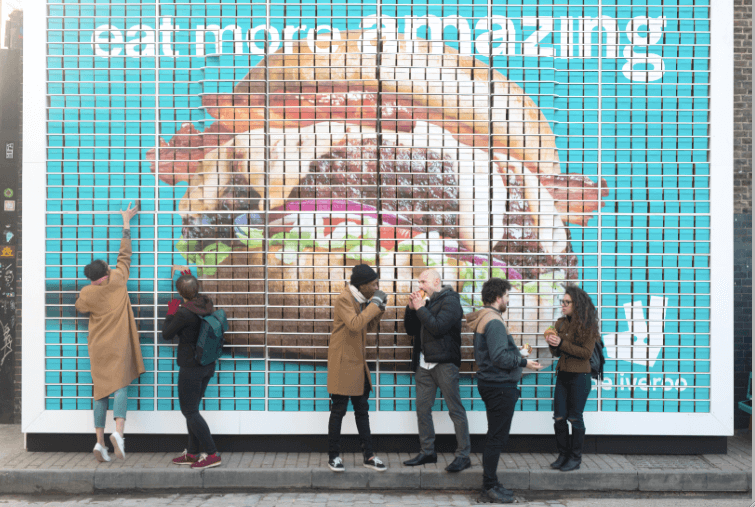Deliveroo unveils world’s first burger billboard as 10m UK burgers sold