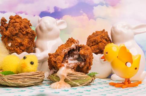 Deliveroo & Mother Clucker to deliver deep fried creme eggs