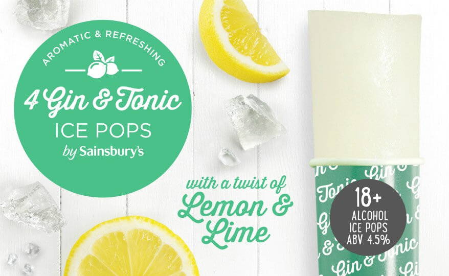 Sainsbury’s launches cocktail ice pops