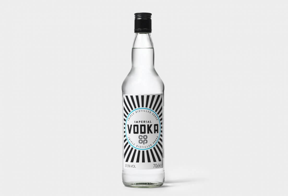 Co-op’s £13 Vodka voted one of the best in the world