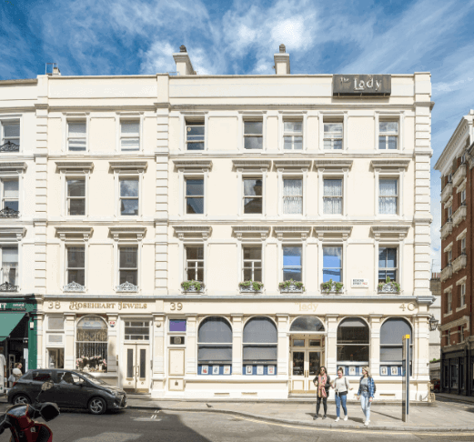 New restaurant space available at The Lady offices in Covent Garden