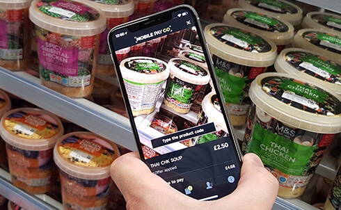 M&S speeds up lunchtimes with mobile scan & go rollout