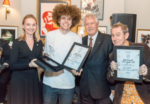 Five Fields chef wins best in UK accolade for Irish oyster dish