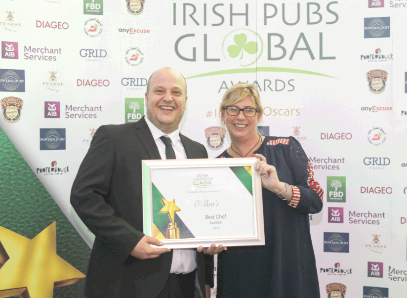 Irish pub in Manchester wins award for Best Chef in Europe