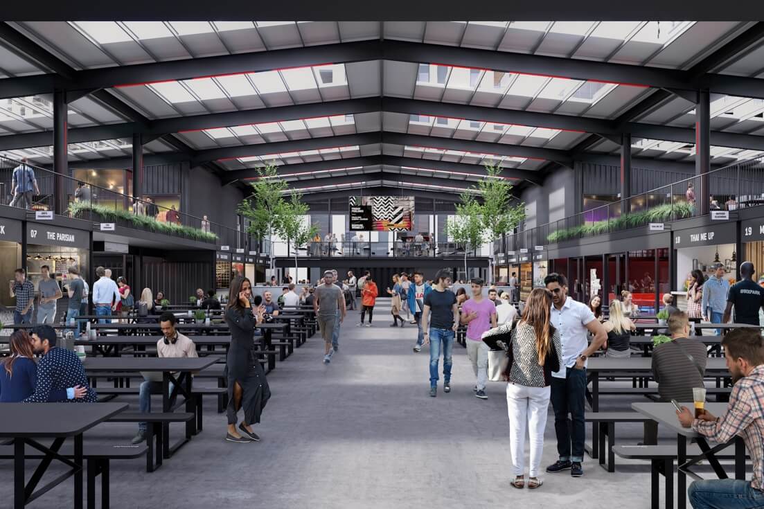 Boxpark Wembley offers affordable kitchen solutions to indie food vendors