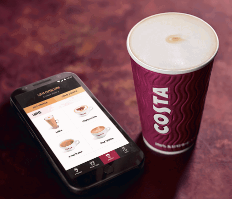 Costa launches pre-ordering option through app