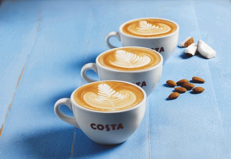 Costa launches two new milk options today